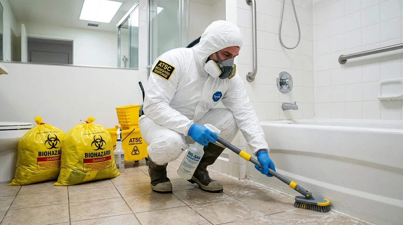 Decontamination equipment deployed for Blood Cleanup in Lealman